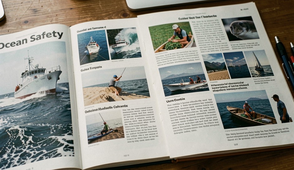 Ocean Safety guides with currents and reef preparation