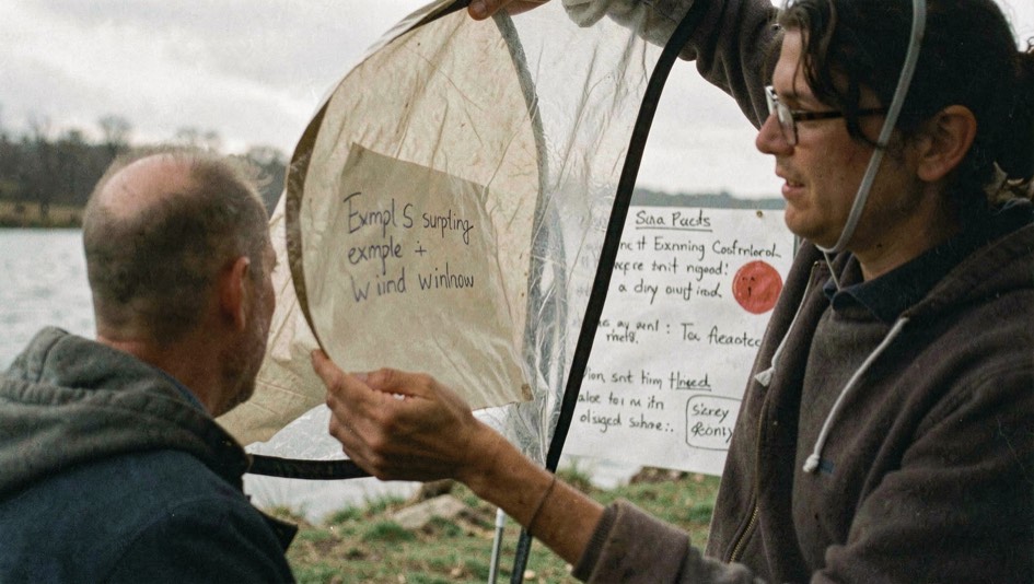 Supporting example showing wind window alongside contextual notes